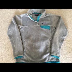 Patagonia Re-tool Snap-t fleece pullover.
